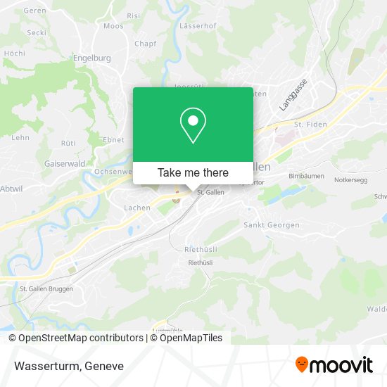 Wasserturm map