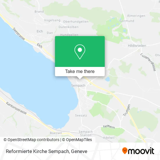 Reformierte Kirche Sempach map