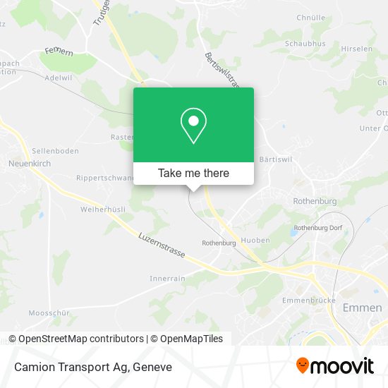 Camion Transport Ag map