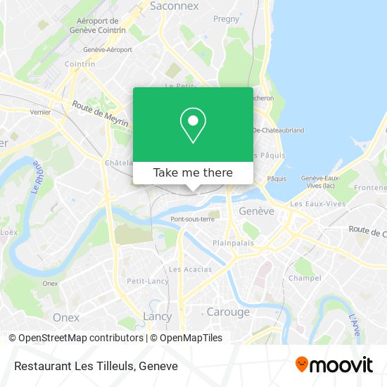 Restaurant Les Tilleuls map