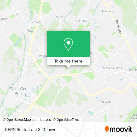 CERN Restaurant 3 map