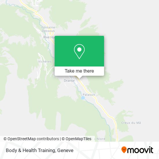 Body & Health Training map