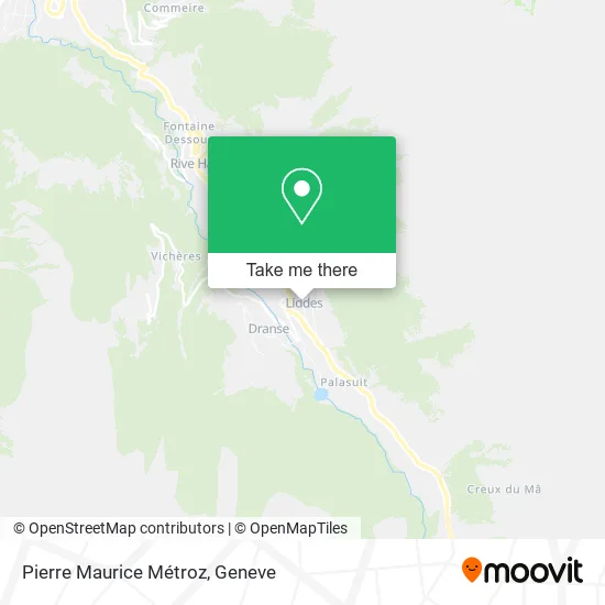 Pierre Maurice Métroz map