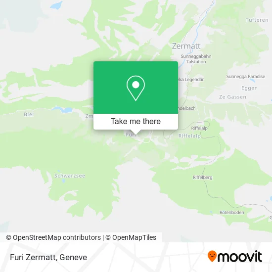 Furi Zermatt map