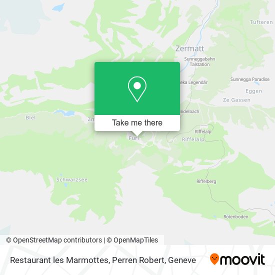 Restaurant les Marmottes, Perren Robert map