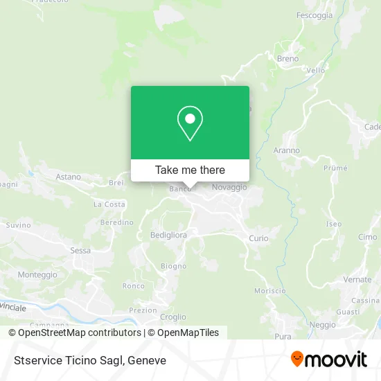 Stservice Ticino Sagl map