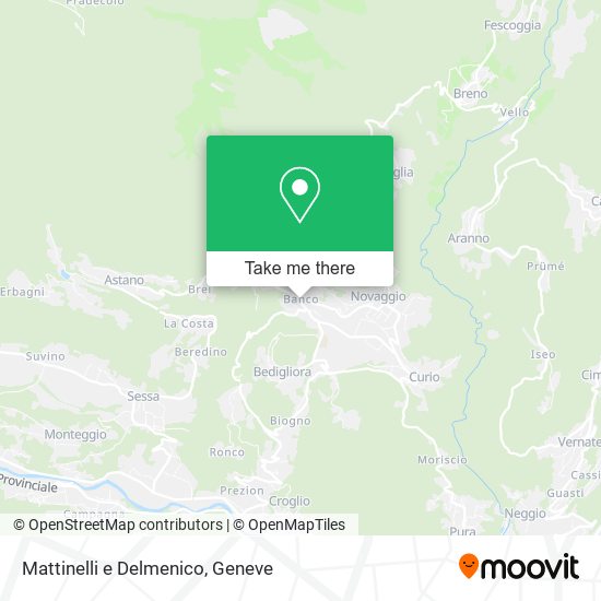 Mattinelli e Delmenico map