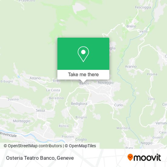 Osteria Teatro Banco map