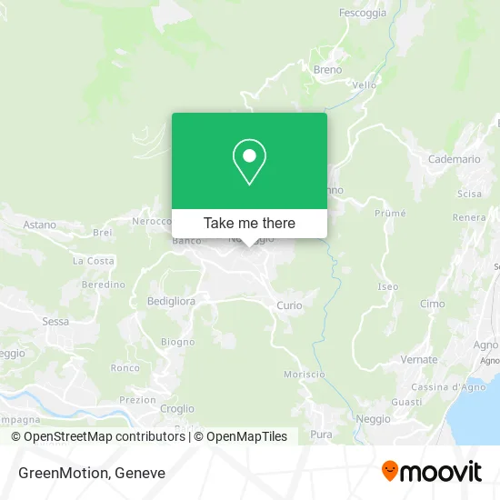 GreenMotion map