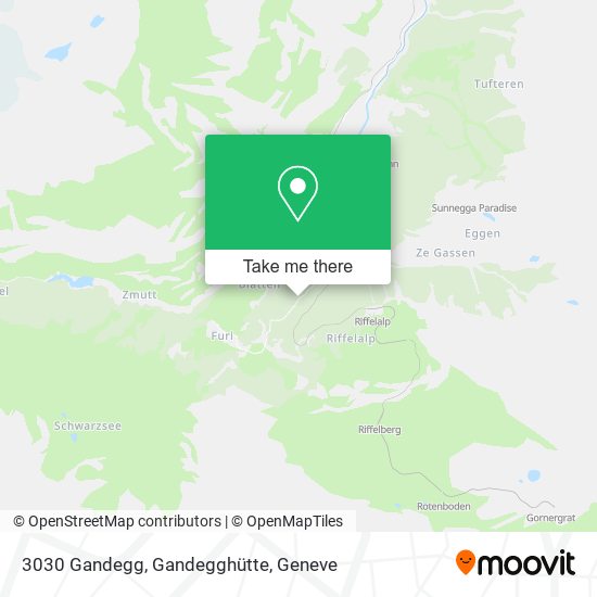 3030 Gandegg, Gandegghütte map