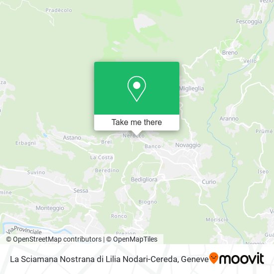 La Sciamana Nostrana di Lilia Nodari-Cereda map