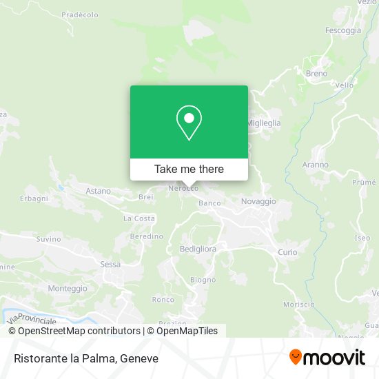 Ristorante la Palma map