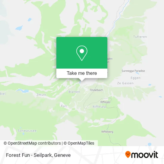 Forest Fun - Seilpark map