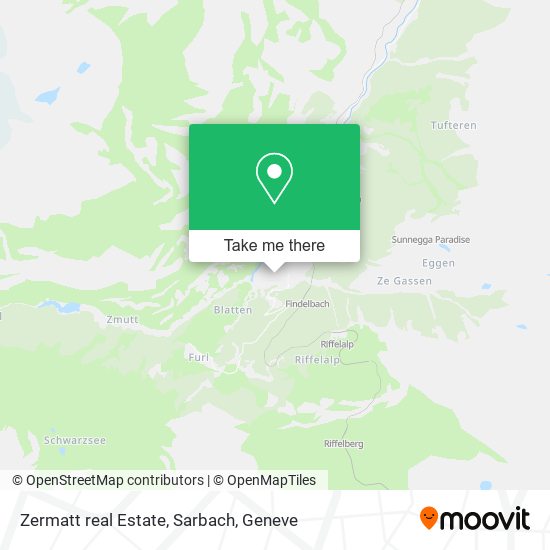 Zermatt real Estate, Sarbach map