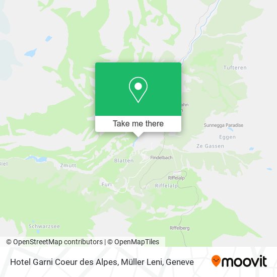Hotel Garni Coeur des Alpes, Müller Leni map