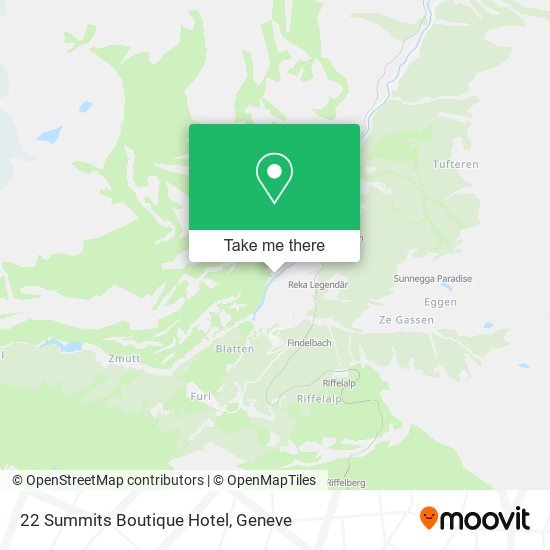 22 Summits Boutique Hotel map