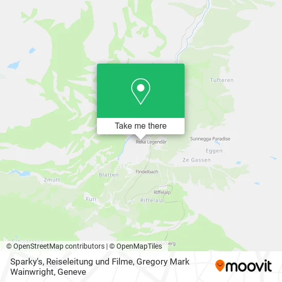 Sparky's, Reiseleitung und Filme, Gregory Mark Wainwright map