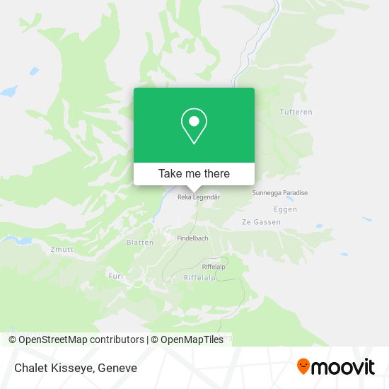 Chalet Kisseye map
