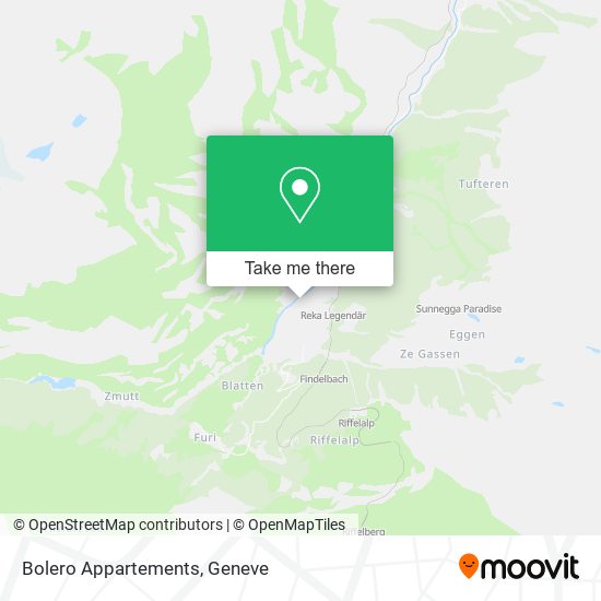 Bolero Appartements map