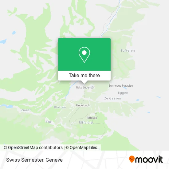 Swiss Semester map