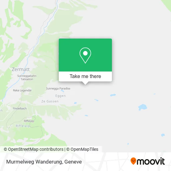 Murmelweg Wanderung map