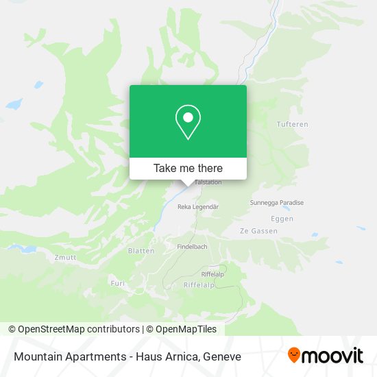 Mountain Apartments - Haus Arnica map