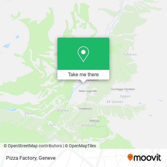 Pizza Factory map