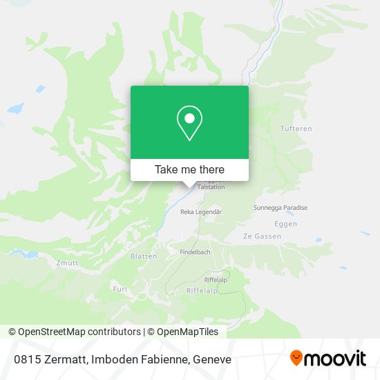 0815 Zermatt, Imboden Fabienne Karte