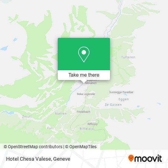 Hotel Chesa Valese map