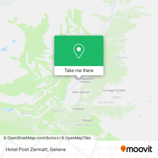 Hotel Post Zermatt plan