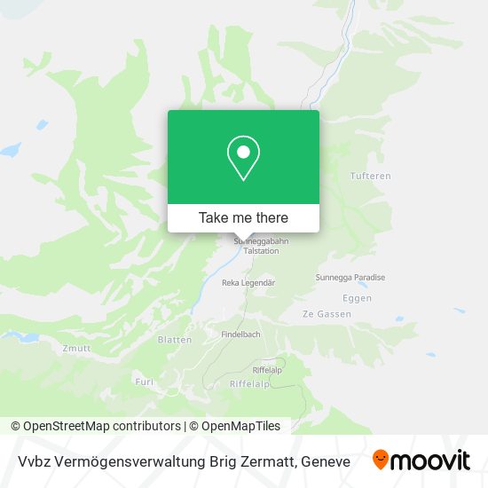 Vvbz Vermögensverwaltung Brig Zermatt map