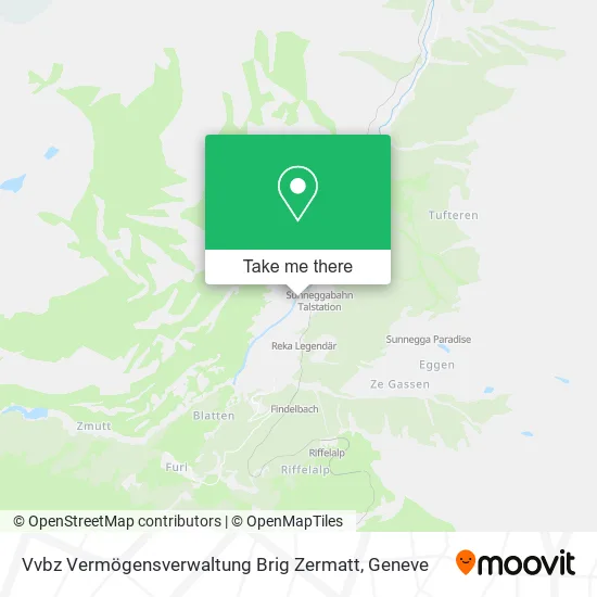 Vvbz Vermögensverwaltung Brig Zermatt map