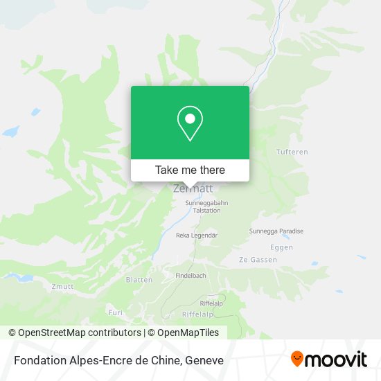 Fondation Alpes-Encre de Chine map