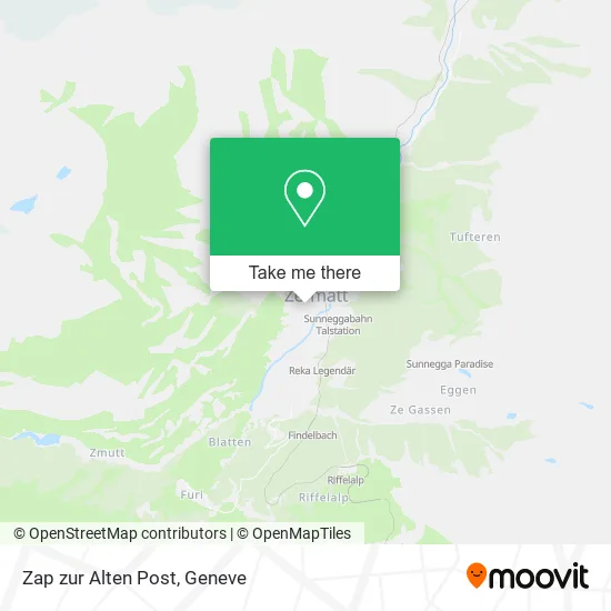 Zap zur Alten Post plan