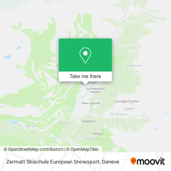 Zermatt Skischule European Snowsport plan