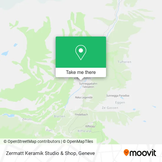 Zermatt Keramik Studio & Shop map