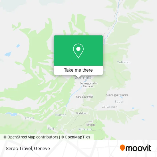 Serac Travel map