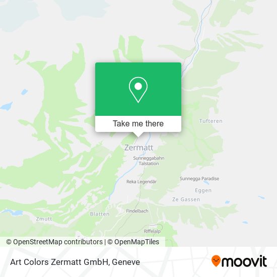 Art Colors Zermatt GmbH map