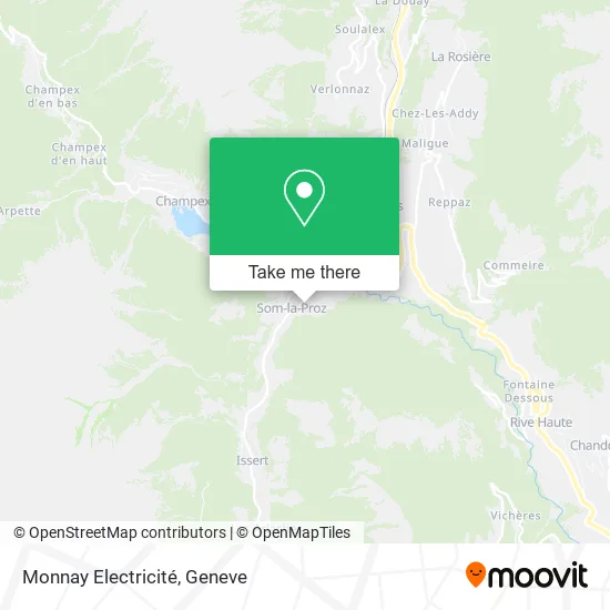 Monnay Electricité map