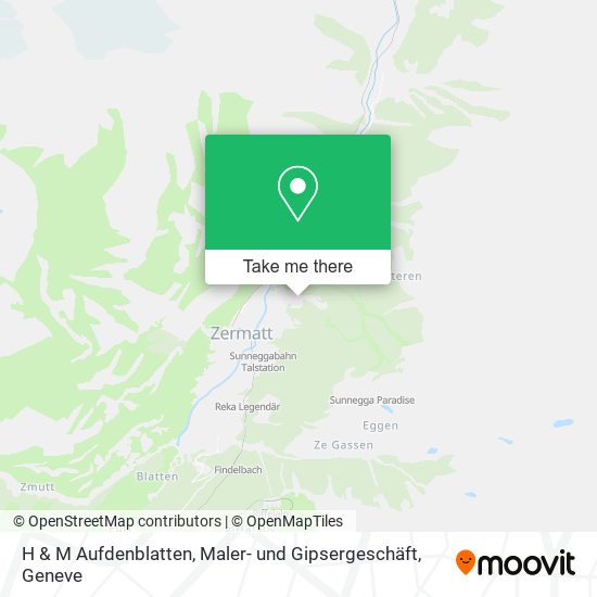 H & M Aufdenblatten, Maler- und Gipsergeschäft map
