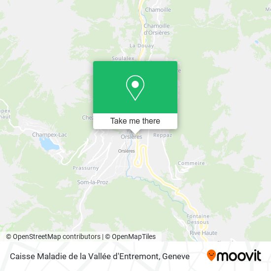Caisse Maladie de la Vallée d'Entremont map