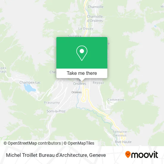 Michel Troillet Bureau d'Architecture map