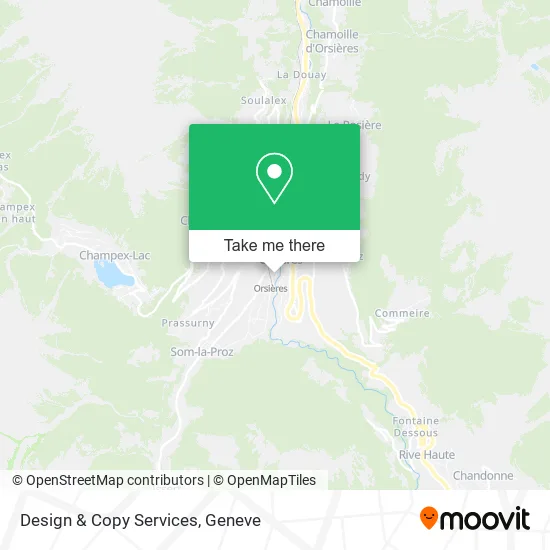 Design & Copy Services map