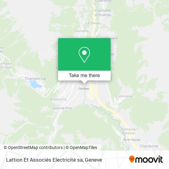 Lattion Et Associés Electricité sa map