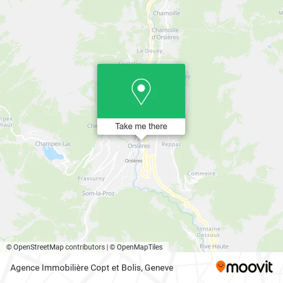 Agence Immobilière Copt et Bolis map
