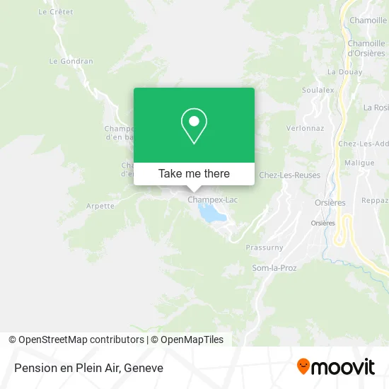 Pension en Plein Air map