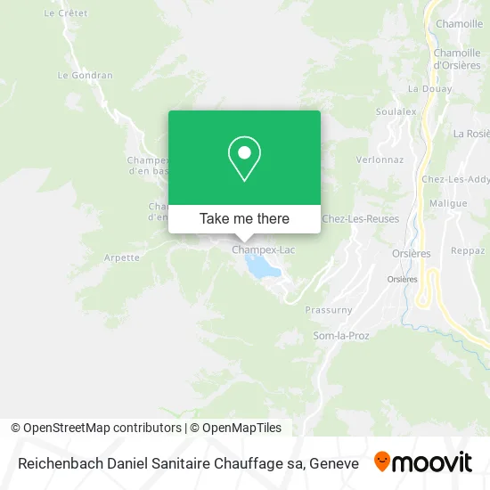 Reichenbach Daniel Sanitaire Chauffage sa map