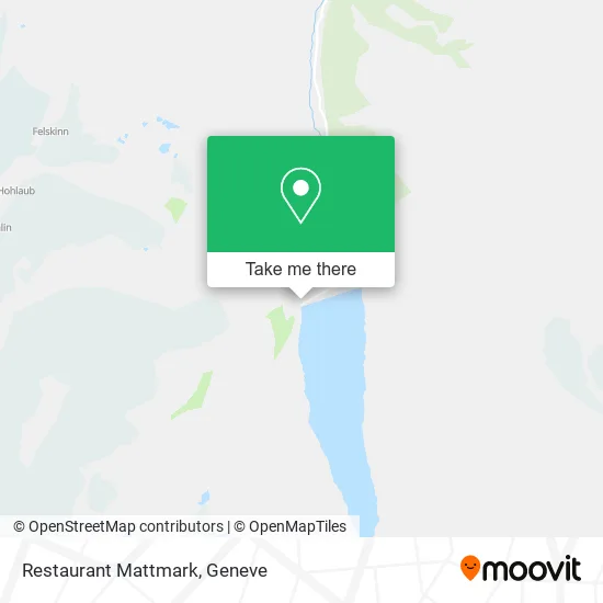Restaurant Mattmark map