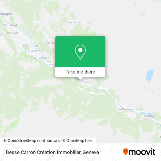 Besse Carron Création Immobilier map