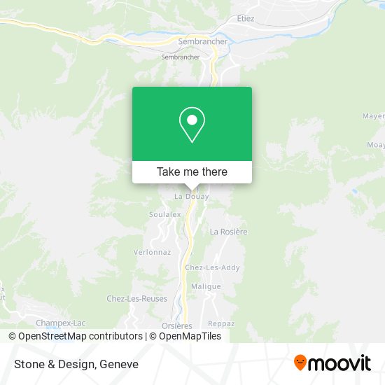 Stone & Design map
